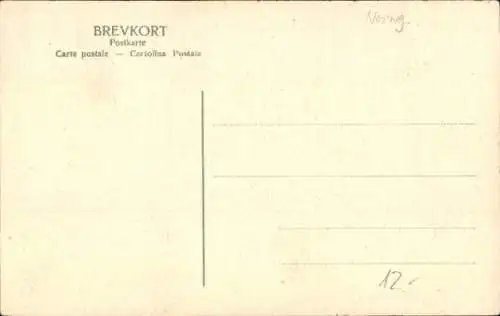 Ak Skien Norwegen, Menschenmenge vor dem Rathaus, 13. August 1905, Festschmuck