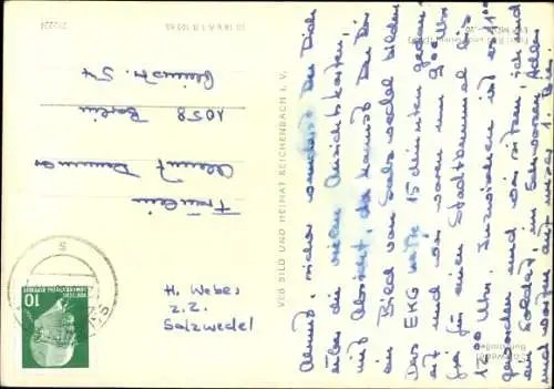 Ak Salzwedel in der Altmark, Burgstraße, Seifenhaus