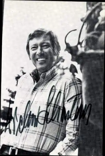 Foto Schauspieler Dietmar Schönherr, Portrait, Autogramm