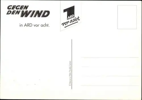 Ak Schauspielerin Dennenesch Ninnig, Portrait, Autogramm, Gegen den Wind, ARD