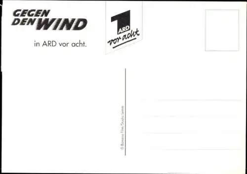 Ak Schauspielerin Dennenesch Ninnig, Portrait, Autogramm, Gegen den Wind, ARD