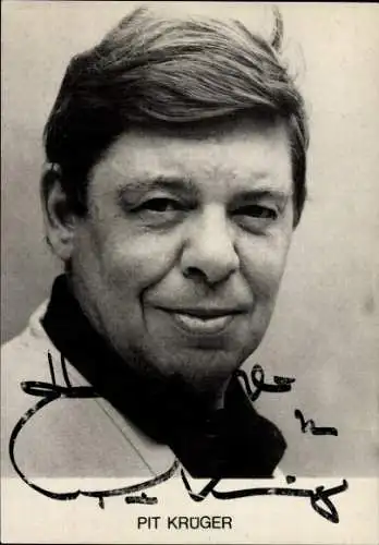 Ak Schauspieler Pit Krüger, Portrait, Autogramm