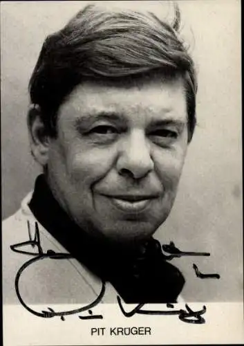 Ak Schauspieler Pit Krüger, Portrait, Autogramm