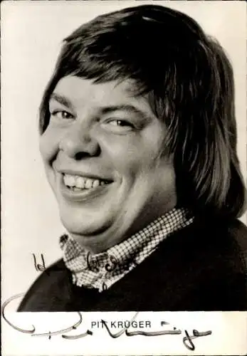 Ak Schauspieler Pit Krüger, Portrait, Autogramm