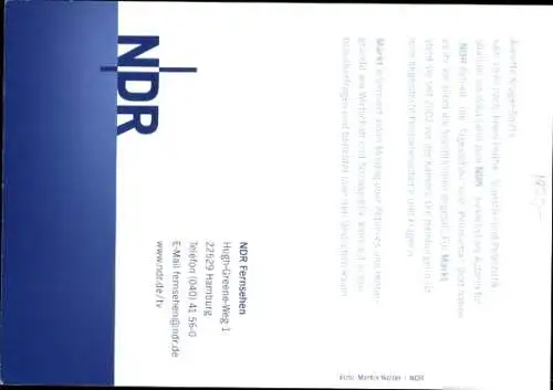 Ak Schauspielerin Annette Krüger-Spitta, Portrait, Autogramm, NDR