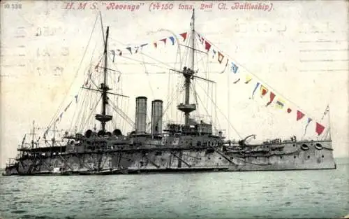 Ak Britisches Kriegsschiff, HMS Revenge