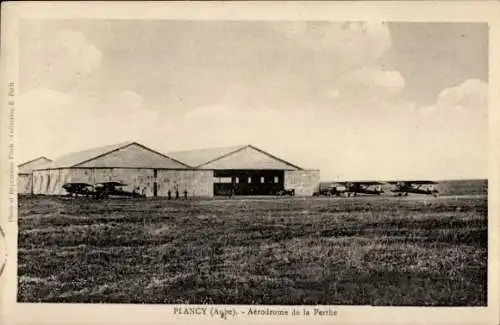 Ak Plancy l’Abbaye Aube, Aerodrome de la Perthe