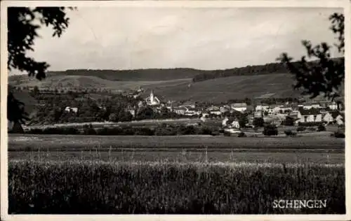 Ak Wellenstein Schengen Luxemburg, Gesamtansicht