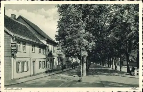 Ak Ballenstedt im Harz, Allee, Konditorei-Kaffee Keitel