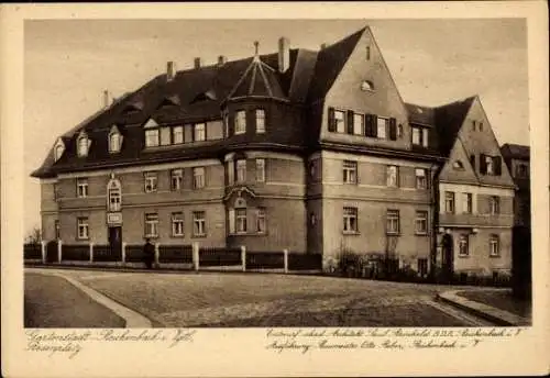 Ak Reichenbach im Vogtland, Rosenplatz, Paul Reinhold, Otto Weber