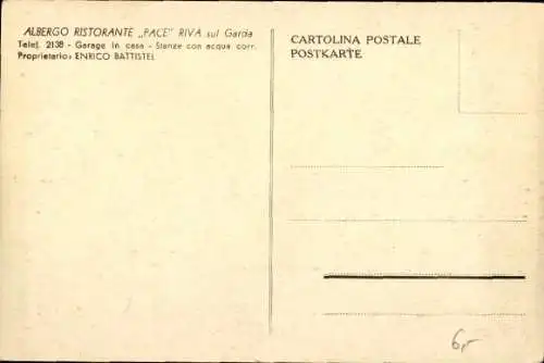 Ak Riva del Garda Trentino, Albergo Ristorante Pace