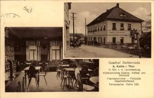 Ak Seitenroda in Thüringen, Gasthof, Innenansicht