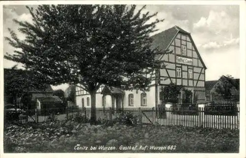 Ak Canitz Thallwitz in Sachsen, Gasthof