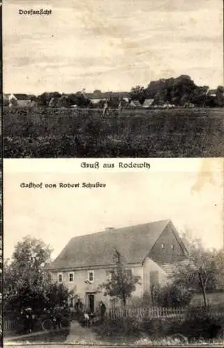 Ak Rodewitz Hochkirch in Sachsen, Gasthof, Totalansicht