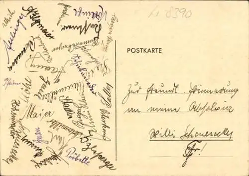 Studentika Ak Passau in Niederbayern, Absolvia Gymnasium 1937, Läufer mit Fackel