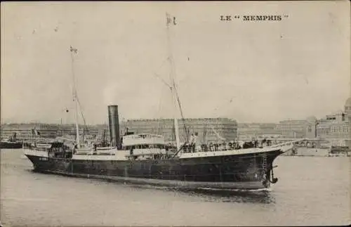 Ak Dampfer Le Memphis, Messageries Maritimes