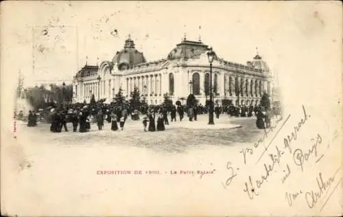 Ak Weltausstellung 1900, Le Petit Palais