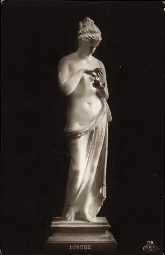 Ak Plastik Psyche, Frauenakt