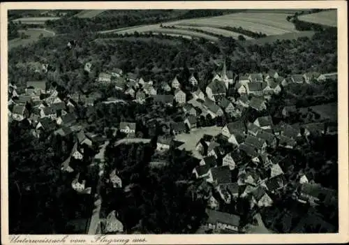 Ak Unterweissach Weissach in Württemberg, Luftbild