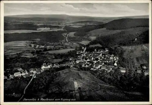 Ak Sternenfels in Württemberg, Luftbild