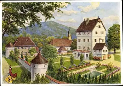 Ak Artelshofen Vorra an der Pegnitz Mittelfranken, Schloss
