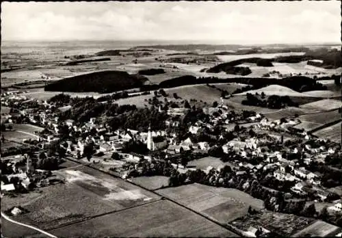 Ak Wartenberg Oberbayern, Luftbild, Panorama