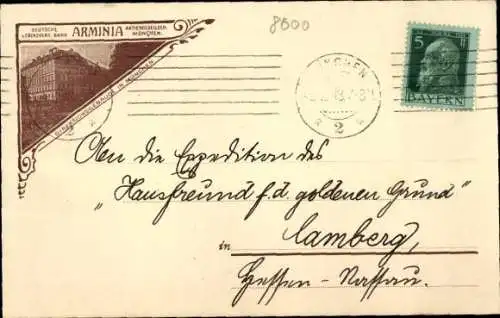 Ak München, Arminia, Direktionsgebäude