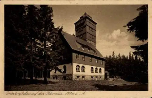 Ak Bärenstein im Erzgebirge, Berg Bärenstein, Unterkunftshaus