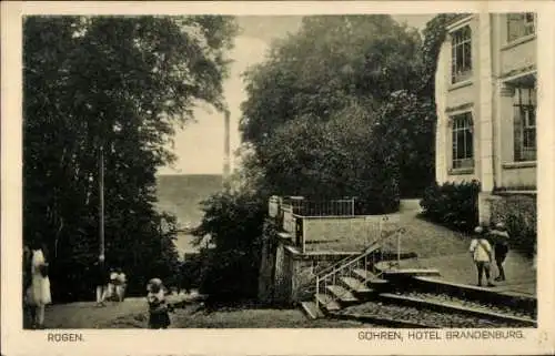 Ak Ostseebad Göhren auf Rügen, Hotel Brandenburg