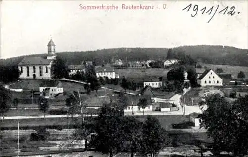 Ak Rautenkranz im Vogtland, Gesamtansicht