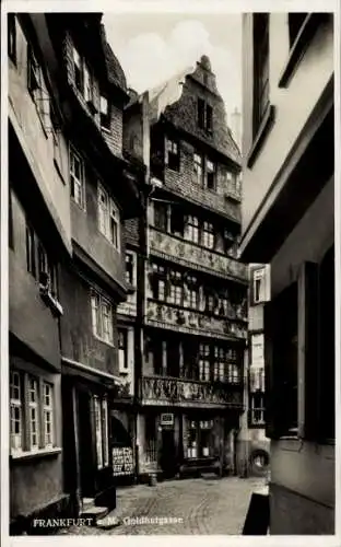 Ak Frankfurt am Main, Goldhutgasse