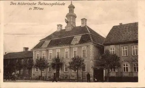 Ak Jelgava Mitau Lettland, Historisches Rathausgebäude
