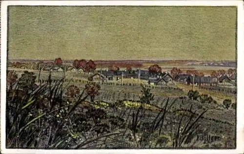 Künstler Ak Böllger, Polen, Teilansicht