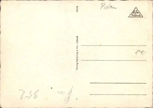 Ak Szczecin Stettin Pommern, Hakenterrasse, Hafen