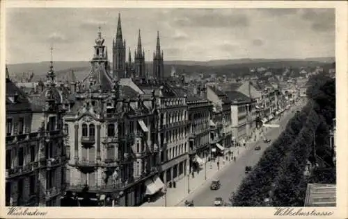 Ak Wiesbaden in Hessen, Wilhelmstraße