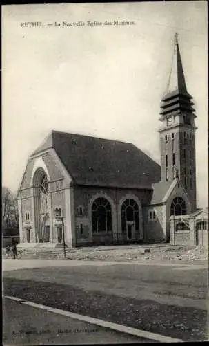 Ak Rethel Ardennes, Nouvelle Eglise des Minimes