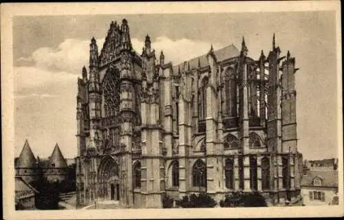 Ak Beauvais Oise, Kathedrale