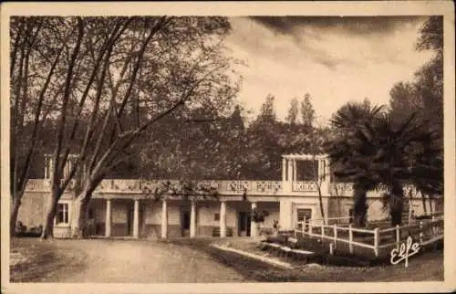 Ak Barbotan les Thermes Gers, Zwei Pergolas, Ensemble facade des Bains clairs