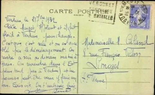 Ak Verdun Meuse, Brücke, See, Monument aux Enfants de Verdun