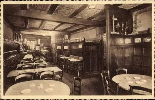 Ak Bonn am Rhein, Hähnchen, Altdeutsches Bierhaus, Innenraum, Dreieck-Vivatsgasse