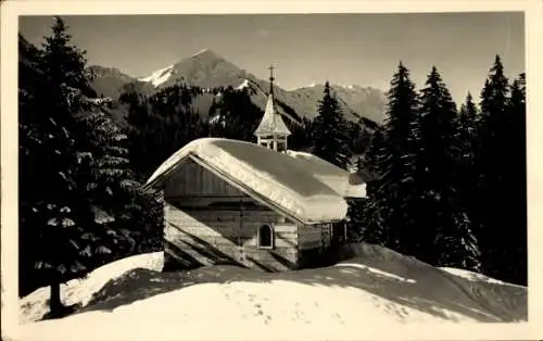 Ak Mittelberg im Kleinwalsertal Vorarlberg, Frankfurter Hütte