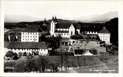 Ak Sankt Paul im Lavanttal in Kärnten, Teilansicht