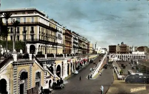 Ak Algier Alger Algerien, Boulevard de la Republique