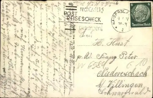 Ak Oberstein an der Nahe, Oberrealschule