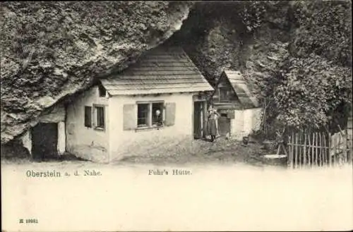 Ak Oberstein an der Nahe, Fuhr's Hütte