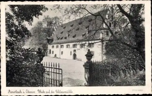 Ak Amorbach im Odenwald Unterfranken, Blick auf die Schlossmühle
