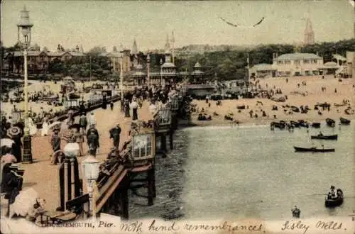 Ak Bournemouth Dorset England, Pier