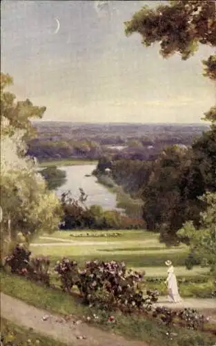 Künstler Ak Richmond Yorkshire England, Terrace Gardens