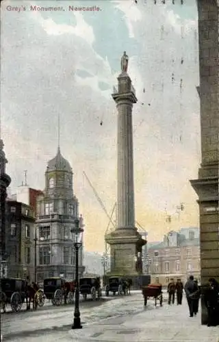 Ak Newcastle upon Tyne England, Greys Denkmal
