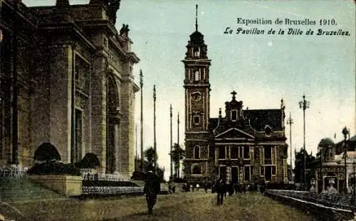 Ak Brüssel Brüssel, Ausstellung 1910, Stadtpavillon